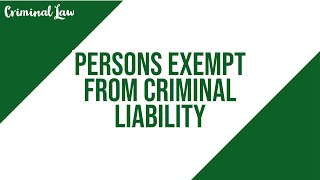 [Article 332] Persons exempt from criminal liability: Criminal Law Discussion