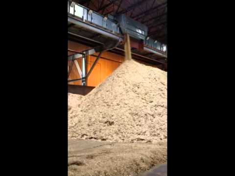 Rentech Wawa Facility   Wood chip reclaim pit