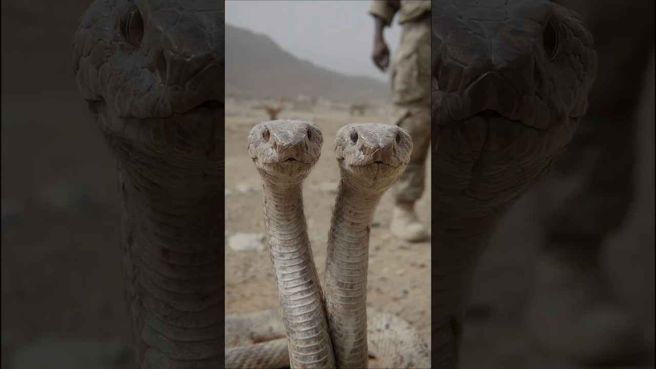 Shocking Footage of Two-Headed Snake Slithering Through Texas Desert