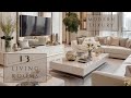 13 Apartment Living room Interior Design ideas with light colors | Modern Living room Tour
