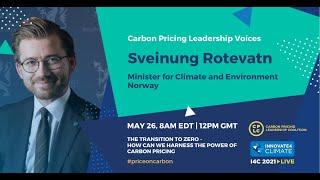 Net Zero Leadership Voices: Minister Sveinung Rotevatn, Norway