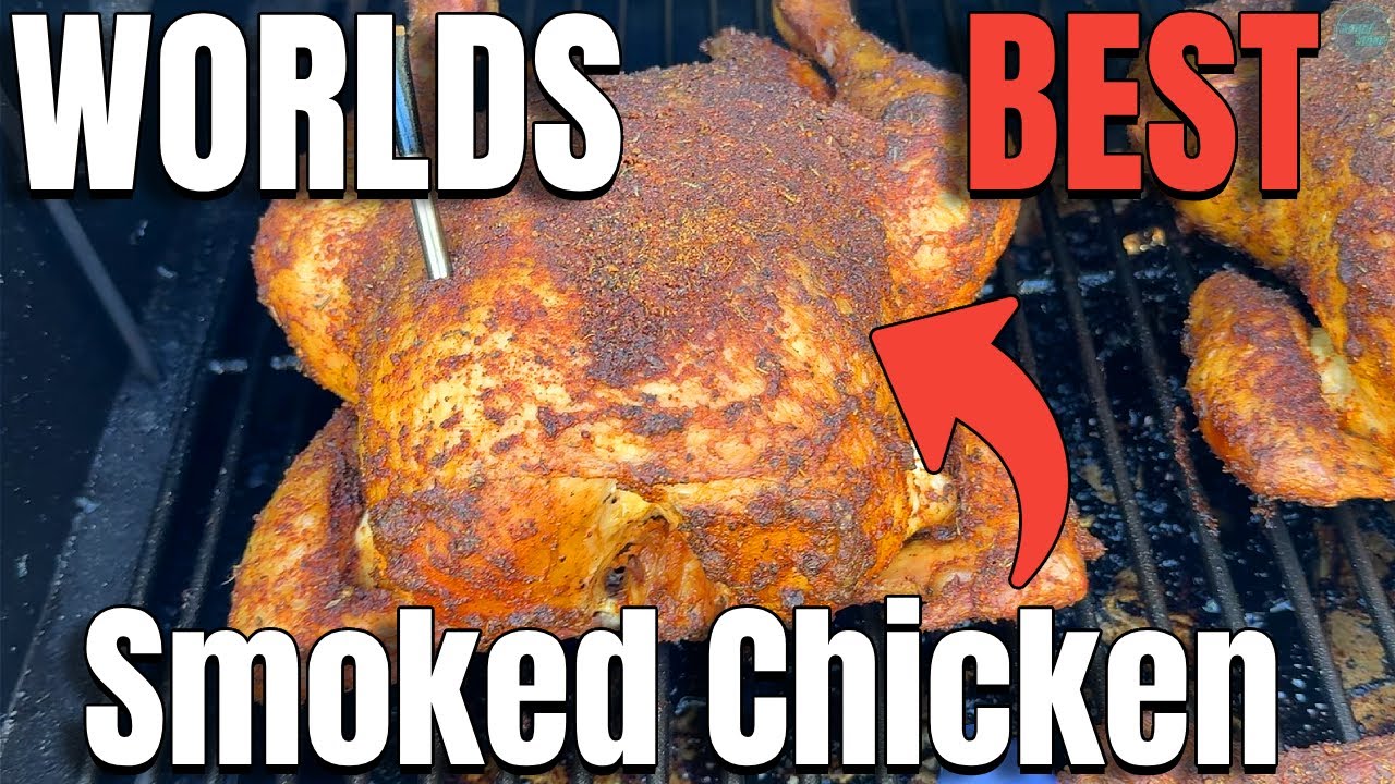 Worlds BEST Whole Smoked Chicken (Traeger Pellet Smoker)