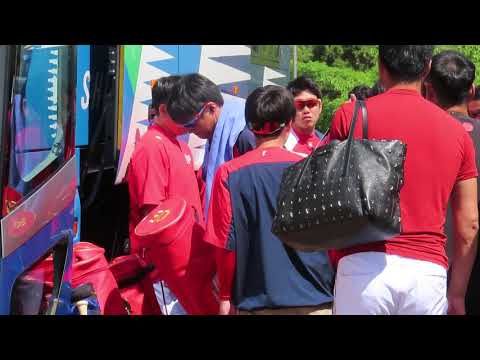 ウエスタンリーグ阪神VS広島　カープナインの球場入り