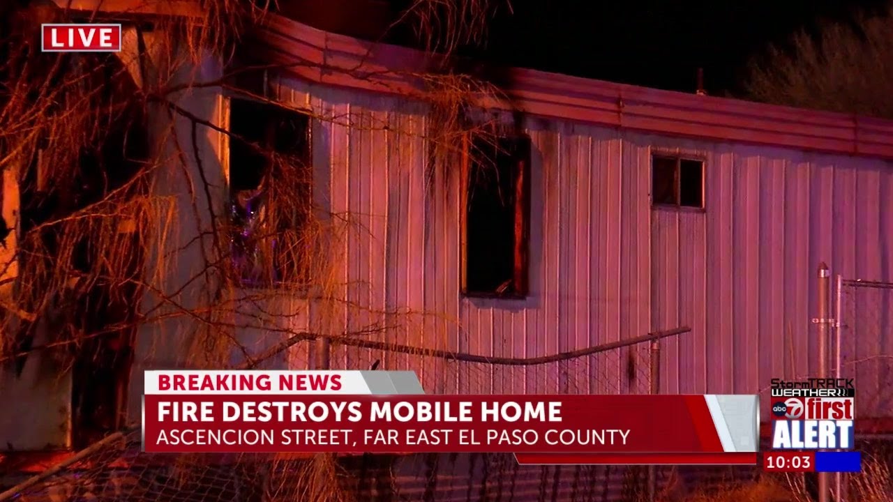 Horizon Fire Department battling mobile home fire YouTube