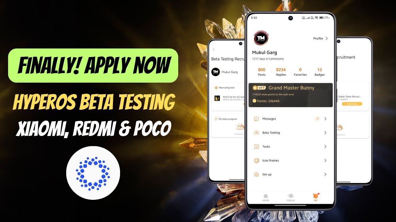 Apply now for HyperOS Beta Testing Recruitment 🔥 Xiaomi, Redmi and Poco ...