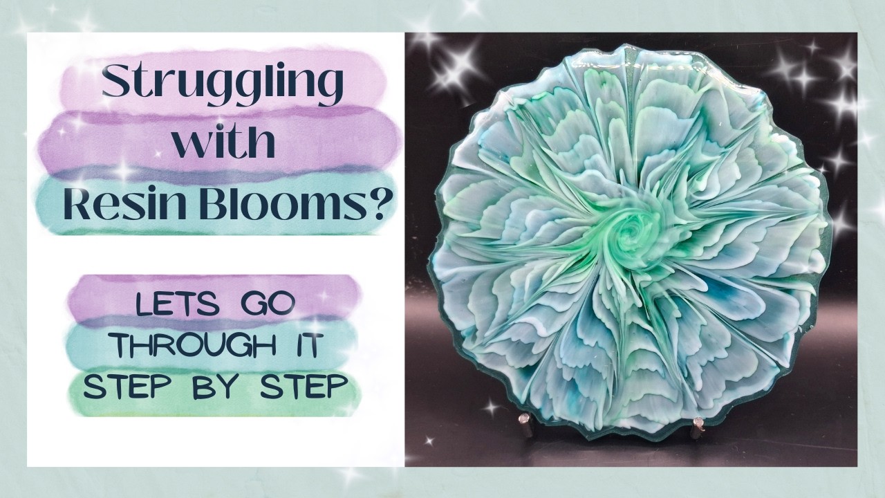 Struggling with RESIN BLOOMS ? #resinart #resin #resinbloom