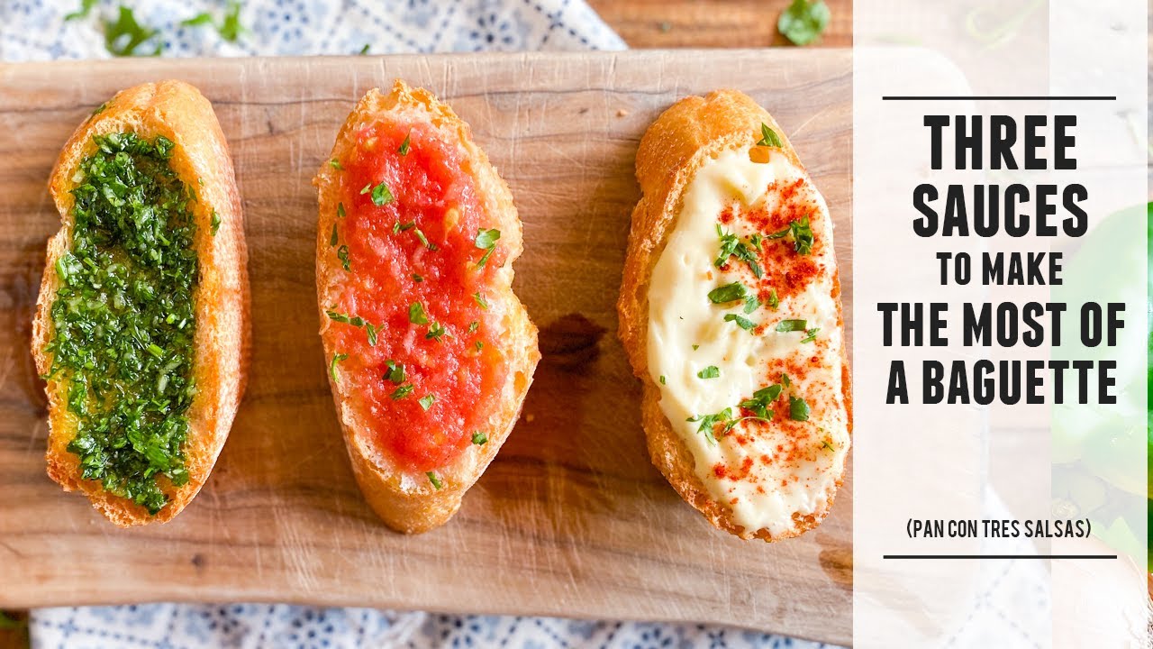 3 Simple Sauces to Jazz up an Ordinary Baguette   Easy & Delicious Recipes