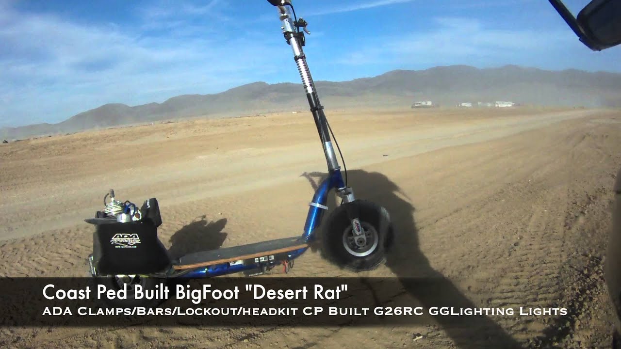 Desert Rat Bigfoot Go-Ped Riding at KING OF THE HAMMERS 2016 