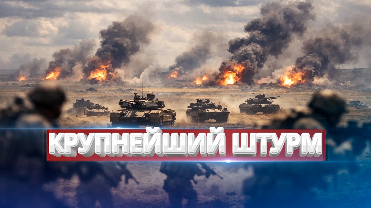 Крупнейший штурм на фронте / Прорыв в 7 местах