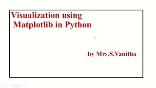 Python Matplotlib Visualization