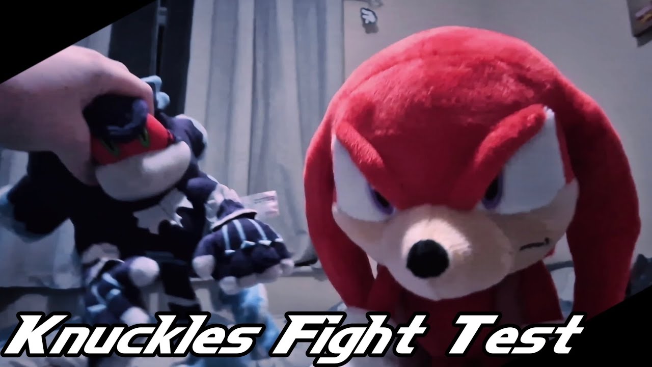 Sonic Plush - Knuckles Fight Test