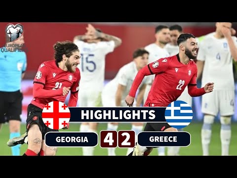 Georgia vs Greece | 0-0 (PEN: 4-2) | Highlights | Euro Qualifiers 2024 | საქართველო საბერძნეთი