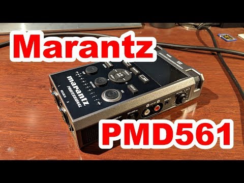 Marantz PMD561 Solid State Recoder Demo