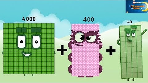 Numberblocks big to small squence addition | learn to count #mathsforkids‎#numberblocks