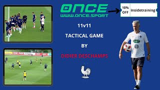 France - 11v11 tactical game by Didier Deschamps