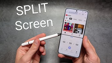 Samsung S25 Ultra - Split Screen View - How to Open and View 2 apps at the same time