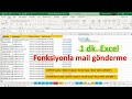 Excel 1 Dakika -Fonksiyonla Mail Gönderme