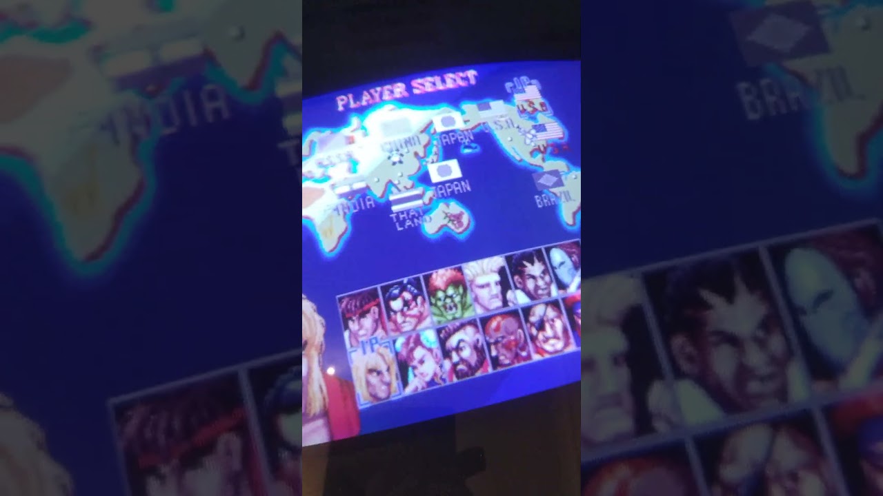 Street Fighter II CE working on a JAMMA Arcade Cabinet