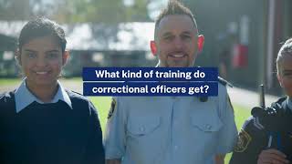 What kind of training do Correctional Officers get?