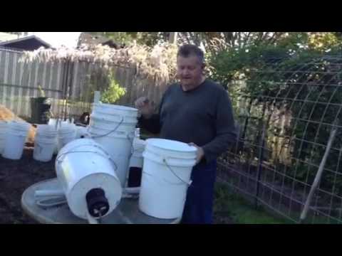 Self watering garden containers - 5 gallon bucket gardening