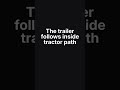 CDL Practice Question: Trailer Off Tracking