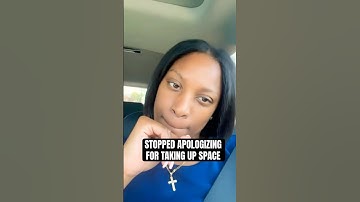 When You Stop Apologizing for Taking Up Space | Confidence Energy #Shorts