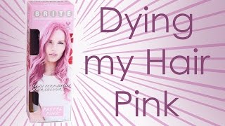 Dyeing My Hair Pink