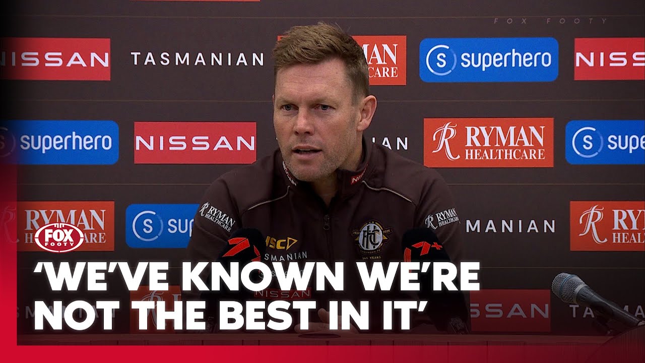 Prickly Mitchell reflects on crushing Pies loss I Hawthorn Press Conference I Fox Footy