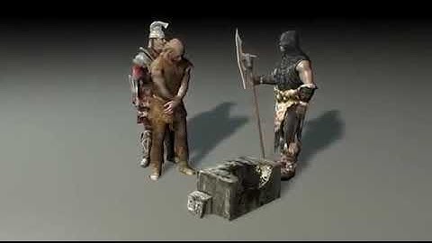 SKYRIM Execution scene  c4d file