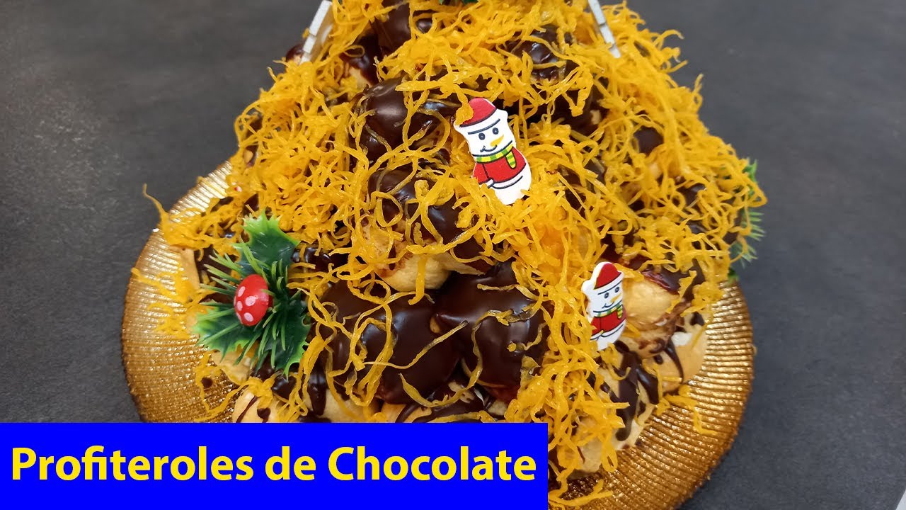Como Faço Profiteroles de Chocolate
