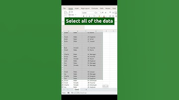 Removes blank rows in Excel #ytshorts #shorts #excel