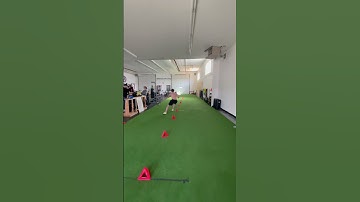 Lateral Shuffle Agility Cone Drill