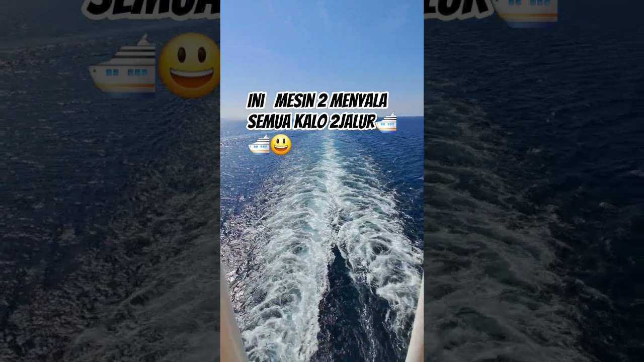 Pake 2 mesin #shortvideo #subscribe #shorts #short #cruiseship