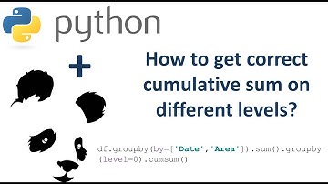 Pandas cumsum with groupby || Detailed Explaination of cumsum #pandas #cumsum