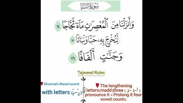سورة النبأ ١ إلى ١٦ مكرر ، An-Naba' 1:16 Repetition