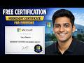 100% Free Microsoft Certifications Worth ₹10,000 | Get Certified in 2026 | Official Course