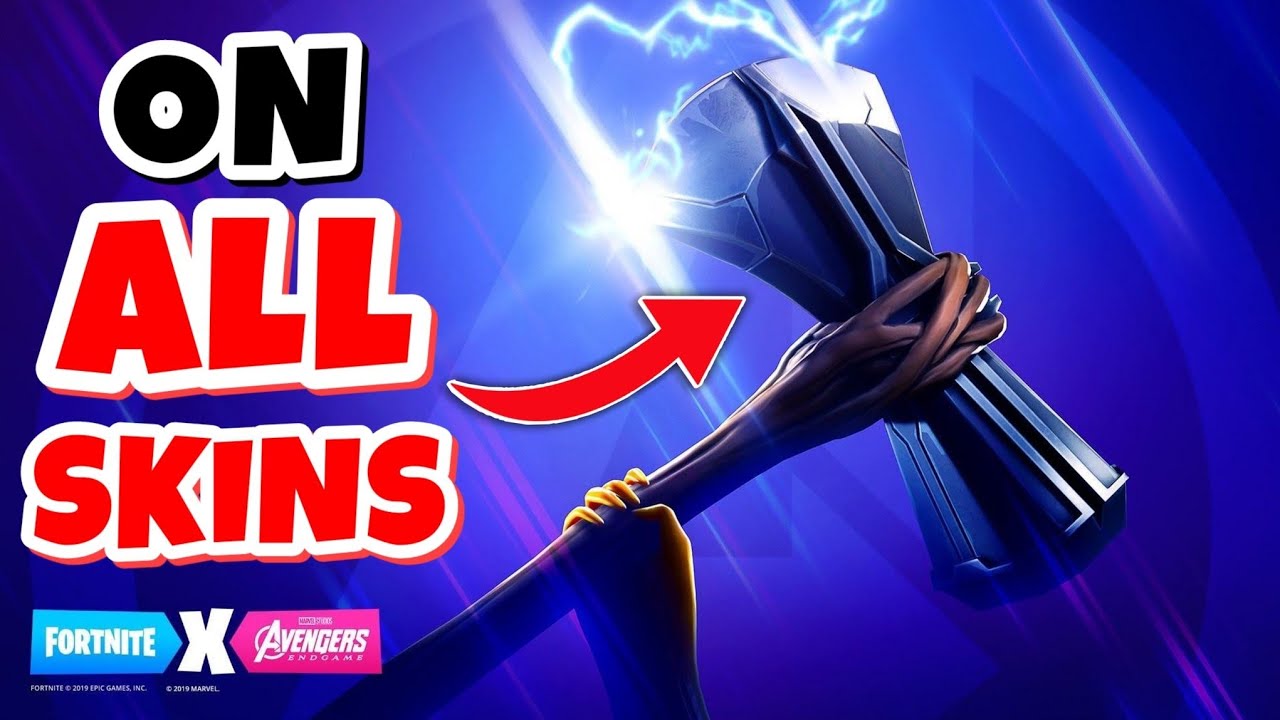 THOR's Pickaxe Will Work On ALL Fortnite Skins SOON..