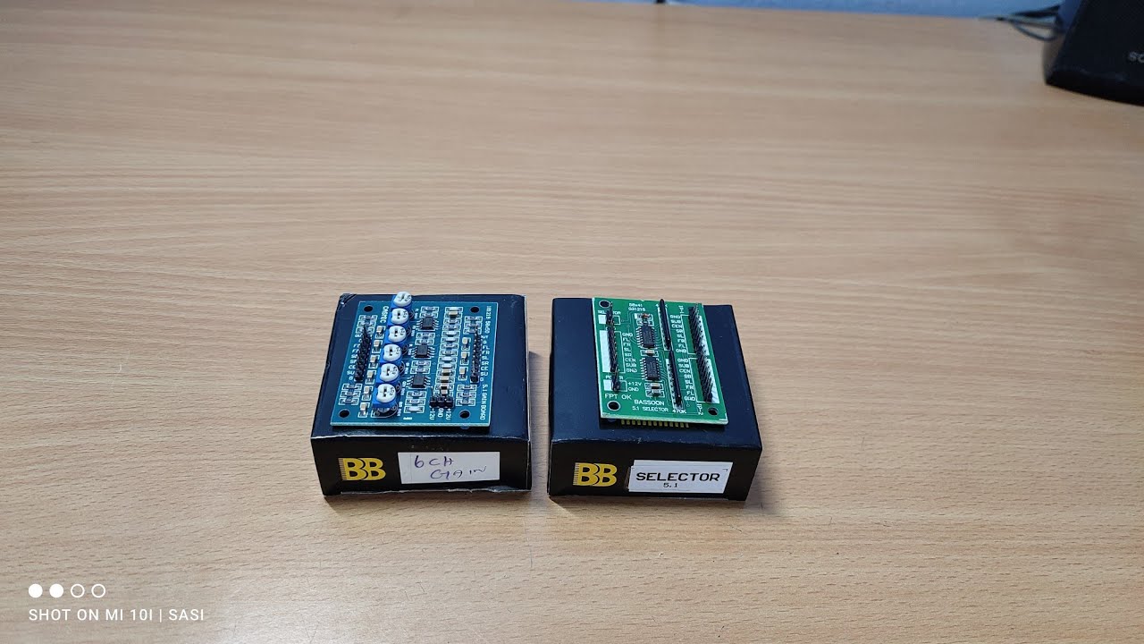 Bassoon 6 Channel Gainer Board & 5.1 Selector Board Details YouTube