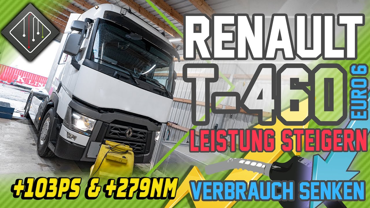 Renault T-460 Euro 6 | ECO-Softwareoptimierung | MAHA LKW Prüfstand | mcchip-dkr