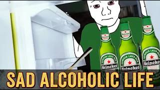 SAD ALCOHOLIC LIFE of WOJAK