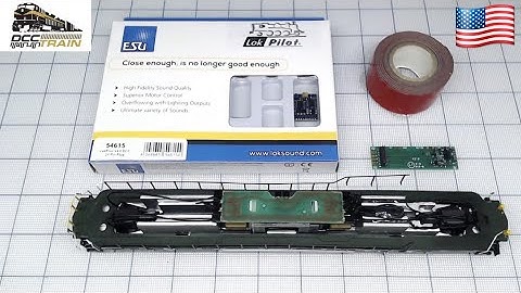 NixTrainz Decoder Buddy installation Athearn Genesis BNSF SD 75M Part 2