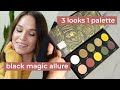 3 Looks 1 Palette - Uoma Beauty Black Magic Allure Palette | morerebe
