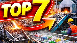 Top 7 Most Viewed Recycling Factory Videos | Extreme Mass Production