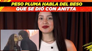 Peso Pluma habla del beso que se dió con Anitta😱💋