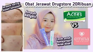 Review Obat Totol Jerawat Emina Ms. Pimple Acne Solution Spot Gel battle dengan Acnes Sealing Gel