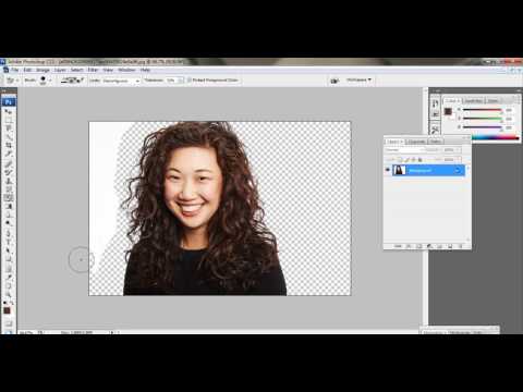 **Hair cuting in Photoshop CS (HIndi)