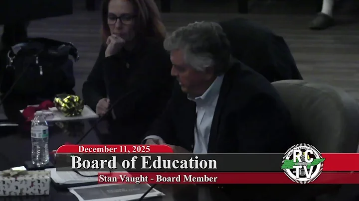 Board of Education Meeting - December 11, 2025