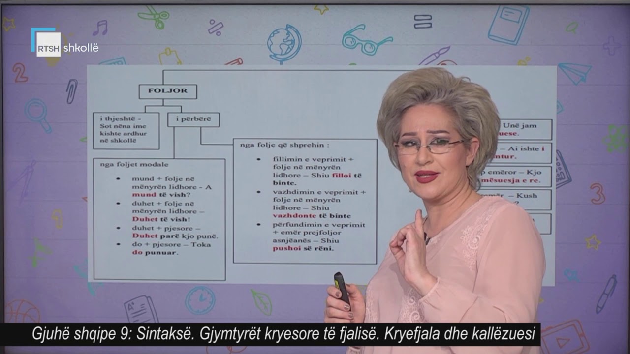 Gjuhë shqipe 9 - Sintaksë: Gjymtyrët kryesore të fjalisë. Kryefjala dhe kallëzuesi.