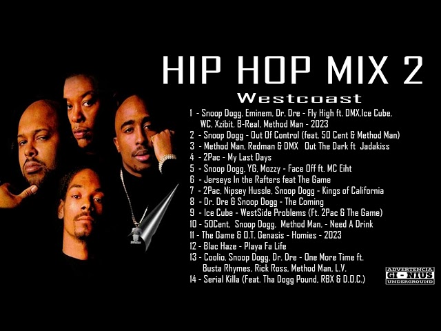 HIP HOP MIX 2023 - Snoop Dogg, 2pac , Eminem, Dr. Dre, DMX, Ice Cube, Xzibit, Method Man, 50 cent class=