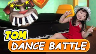 Talking Tom Piano Battle Dance Party - My Talking Tom Shorts In Real Life 29